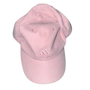 Pink Suede Adidas Baseball  Hat